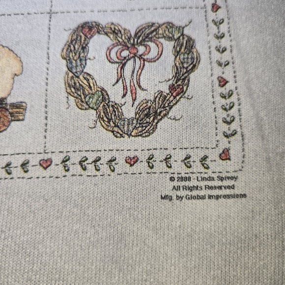 VTG 2000 Linda Spivey Simply Country Sweatshirt XXL Y2K Cottagecore Grandmacore - Picture 3 of 16